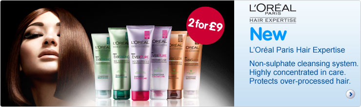 2 for £9 on selected L'Oreal Hair Expertise